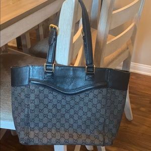 Authentic large Gucci tote.